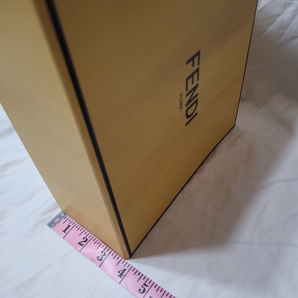Fendi Magnetic Gift Box Empty Decorative Storage Organizer 9.5 x 8.75 x 3.75 in - Picture 13 of 14